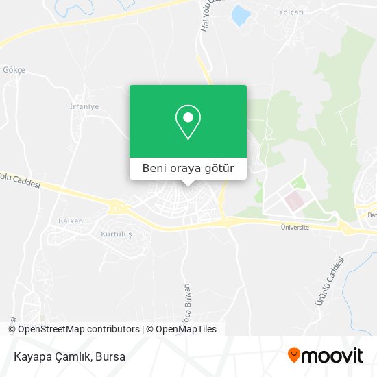 Kayapa Çamlık harita