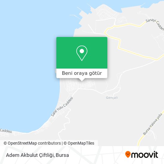 Adem Akbulut Çiftliği harita