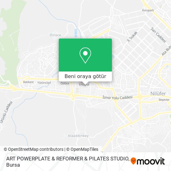ART POWERPLATE & REFORMER & PILATES STUDIO harita