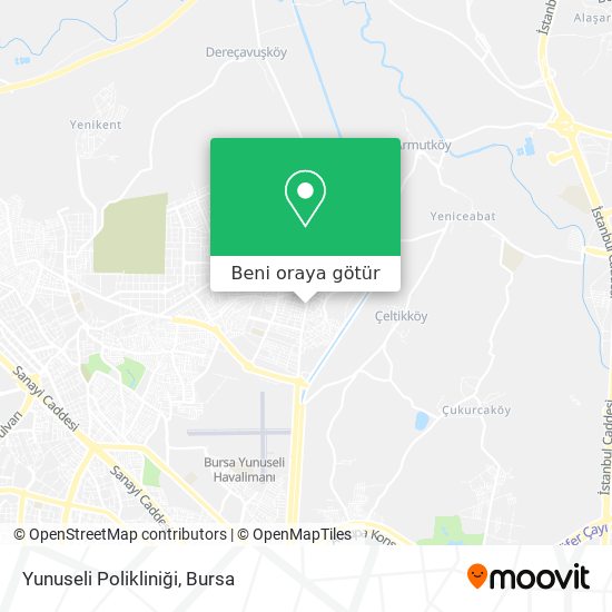 Yunuseli Polikliniği harita