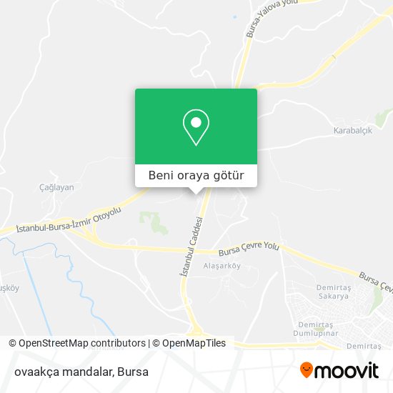 ovaakça  mandalar harita