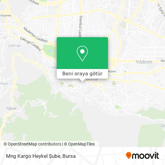 Mng Kargo Heykel Şube harita