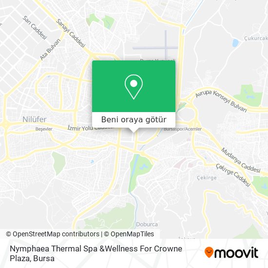 Nymphaea Thermal Spa &Wellness For  Crowne Plaza harita
