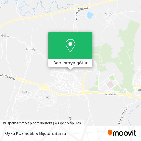 Öykü Kozmetik & Bijuteri harita