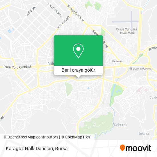 Karagöz Halk Dansları harita