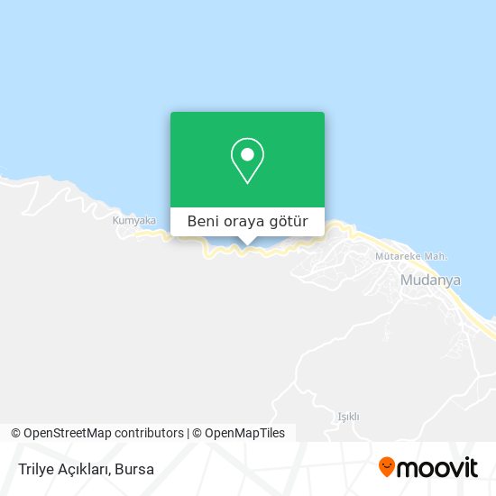 Trilye Açıkları harita