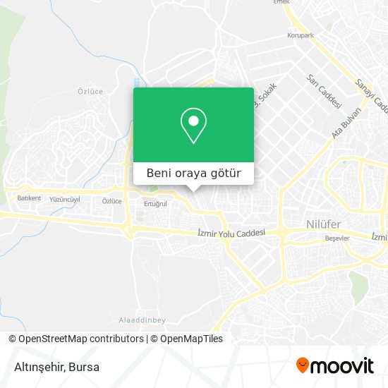 Altınşehir harita
