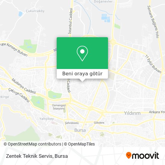 Zentek Teknik Servis harita