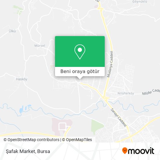 Şafak Market harita