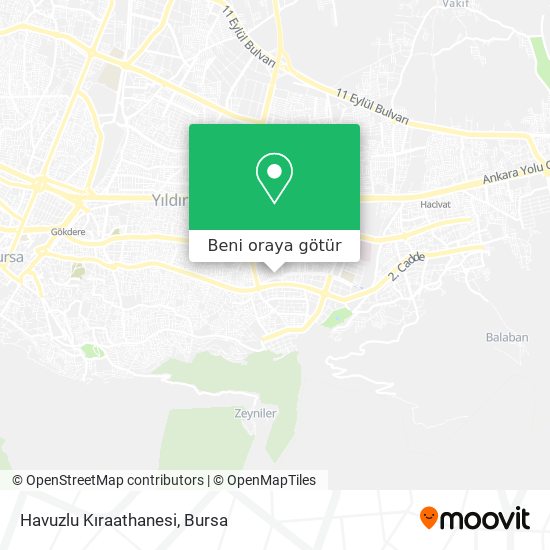 Havuzlu Kıraathanesi harita