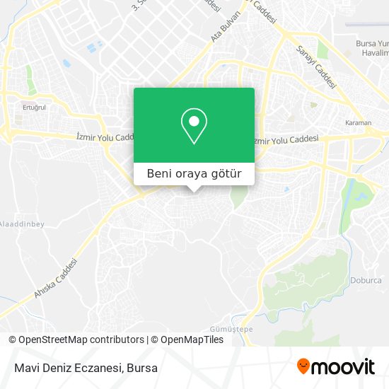 Mavi Deniz Eczanesi harita