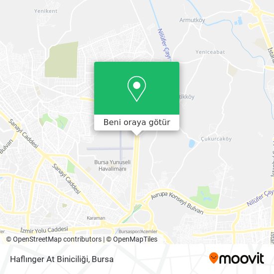 Haflınger At Biniciliği harita