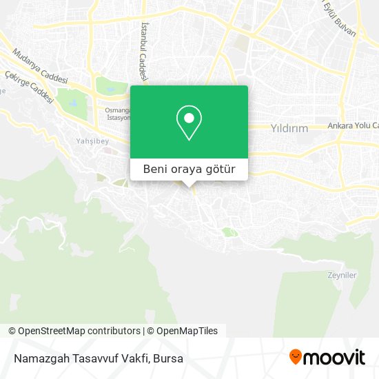 Namazgah Tasavvuf Vakfi harita