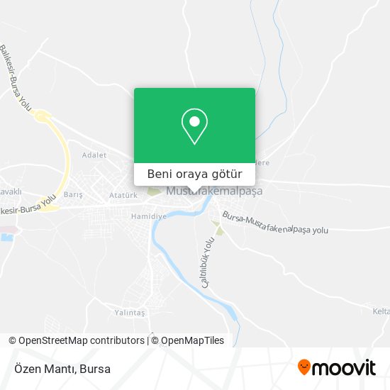 Özen Mantı harita