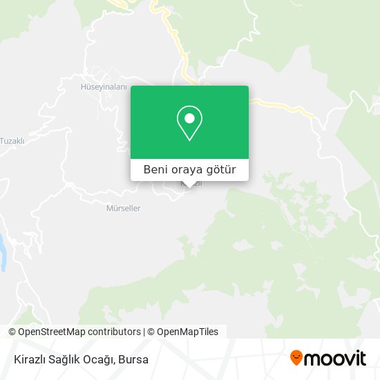 Kirazlı Sağlık Ocağı harita