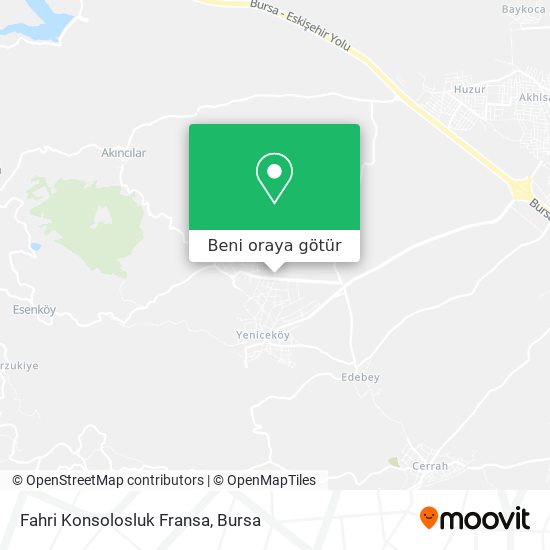 Fahri Konsolosluk Fransa harita