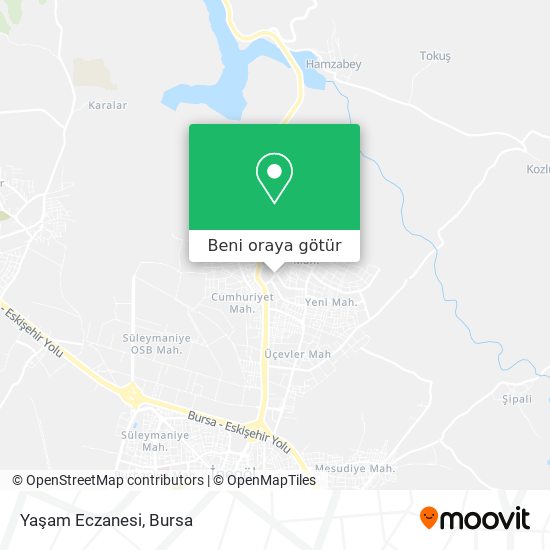 Yaşam Eczanesi harita