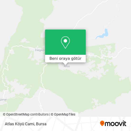 Atlas Köyü Cami harita
