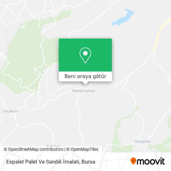 Espalet Palet Ve Sandık İmalatı harita
