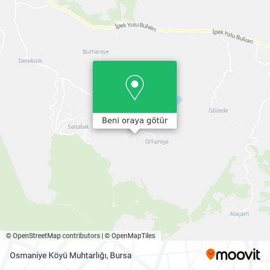 Osmaniye Köyü Muhtarlığı harita