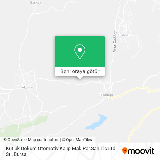 Kutluk Döküm Otomotiv Kalıp Mak.Par.San.Tic Ltd Stı harita