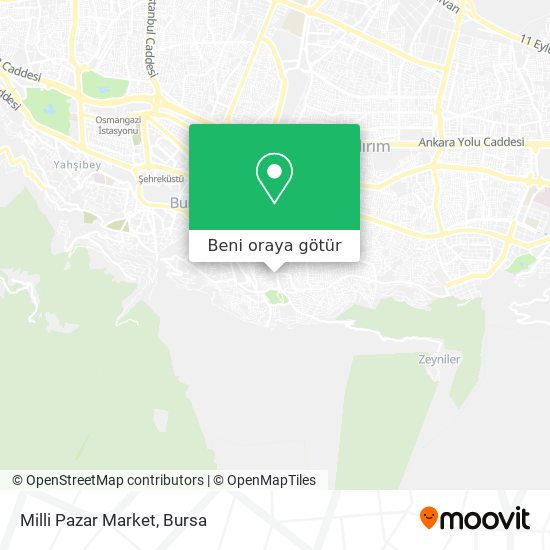 Milli Pazar Market harita