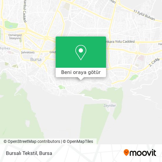 Bursalı Tekstil harita