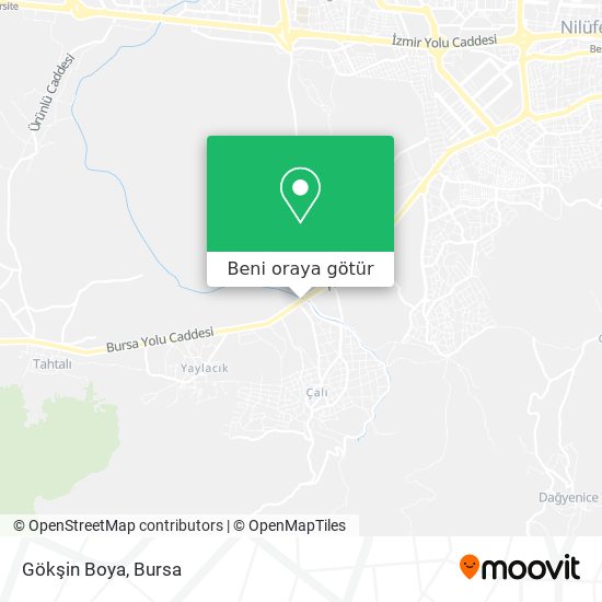 Gökşin Boya harita