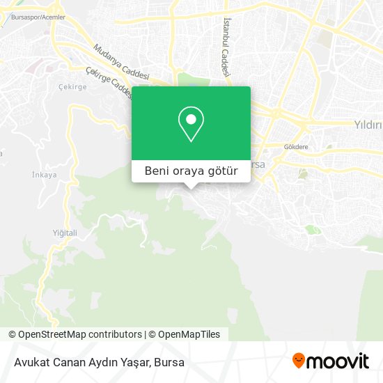 Avukat Canan Aydın Yaşar harita