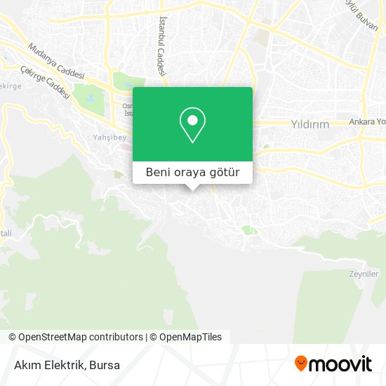 Akım Elektrik harita
