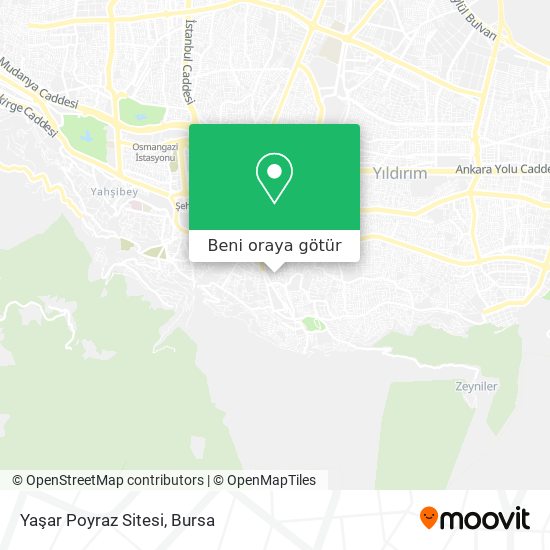Yaşar Poyraz Sitesi harita