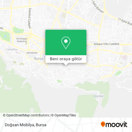 Doğsan Mobilya harita