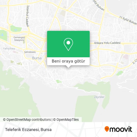 Teleferik Eczanesi harita