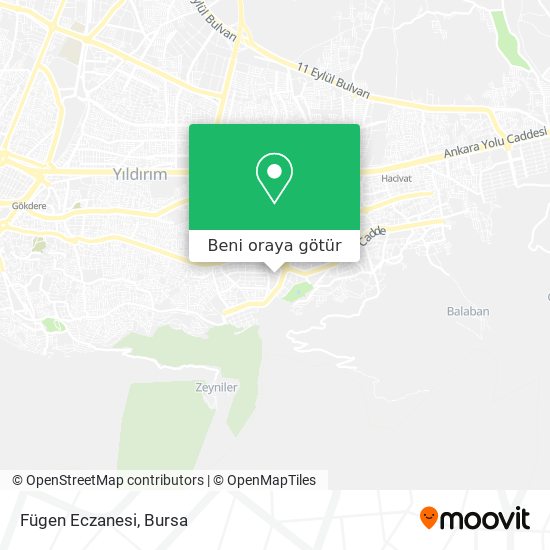 Fügen Eczanesi harita