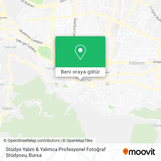 Stüdyo Yalım & Yalımca Profesyonel Fotoğraf Stüdyosu harita