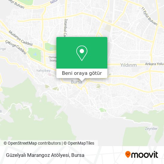Güzelyalı Marangoz Atölyesi harita