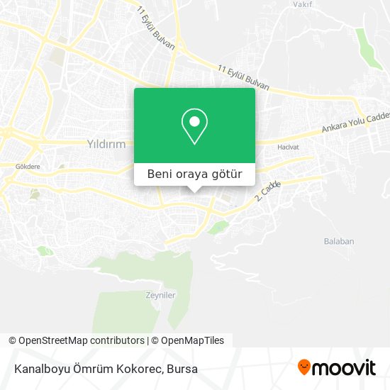 Kanalboyu Ömrüm Kokorec harita