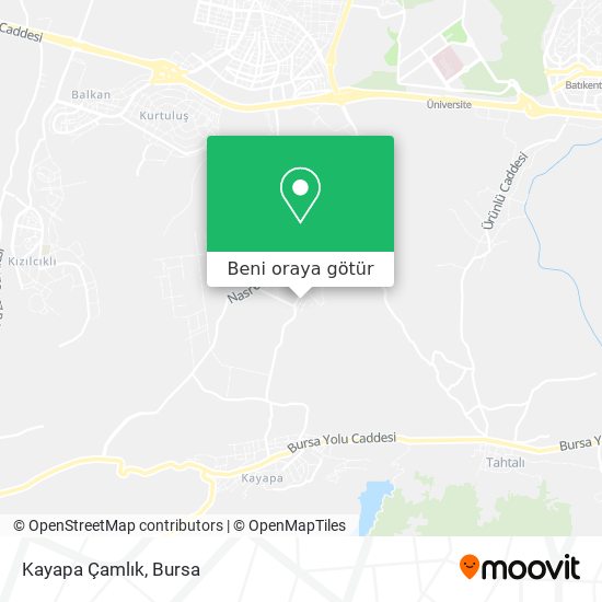 Kayapa Çamlık harita