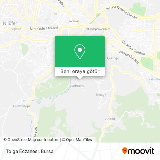 Tolga Eczanesı harita
