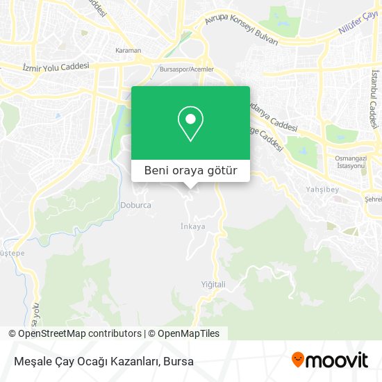 Meşale Çay Ocağı Kazanları harita
