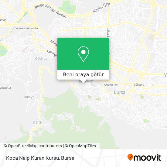 Koca Naip Kuran Kursu harita