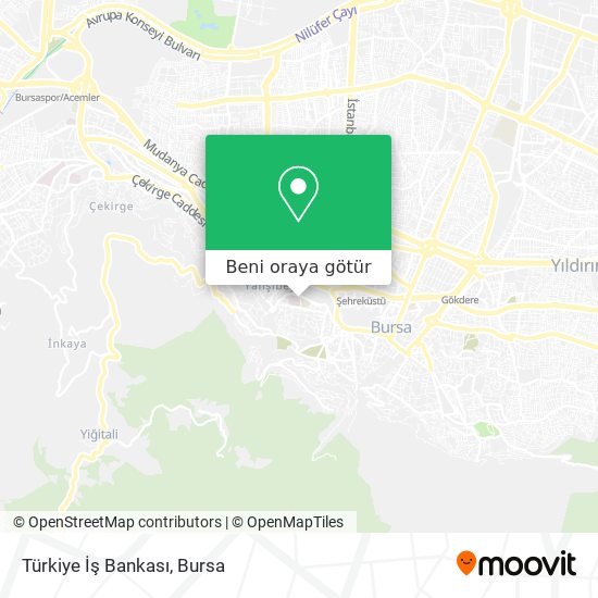 Türkiye İş Bankası harita