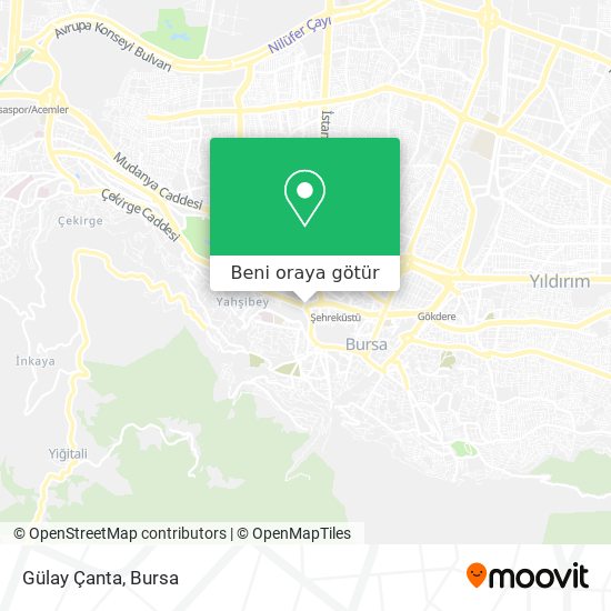 Gülay Çanta harita