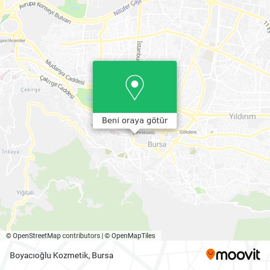 Boyacıoğlu Kozmetik harita