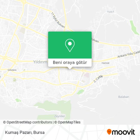 Kumaş Pazarı harita