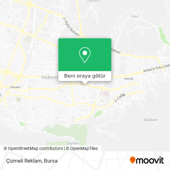 Çizmeli Reklam harita