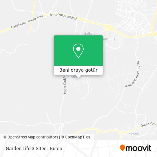 Garden Life 3 Sitesi harita