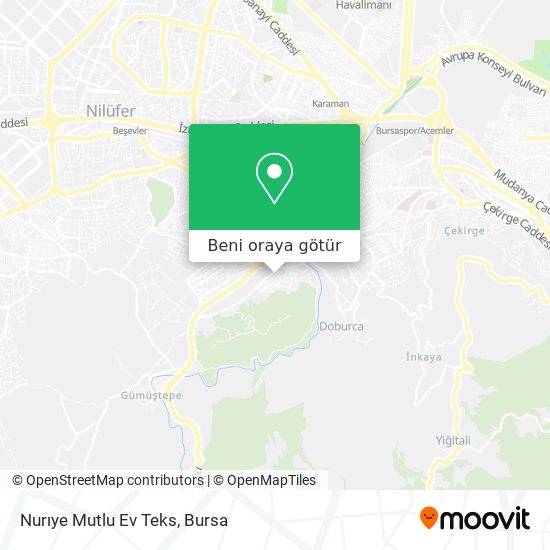 Nurıye Mutlu Ev Teks harita