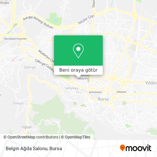 Belgin Ağda Salonu harita