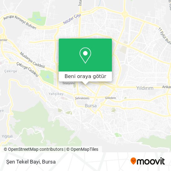 Şen Tekel Bayi harita